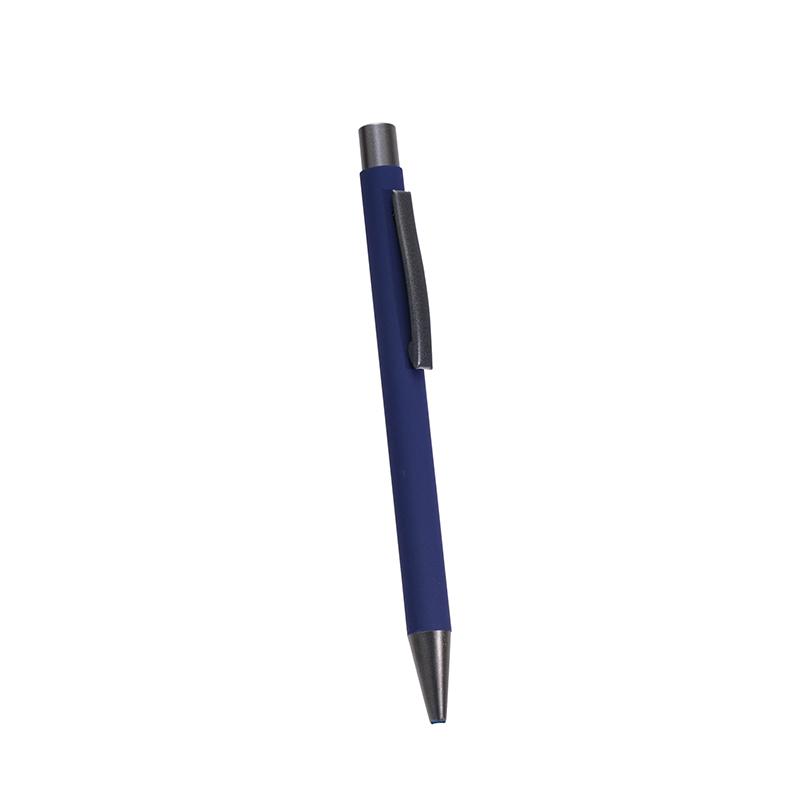 Silicon Coated Metal Pen - Blue